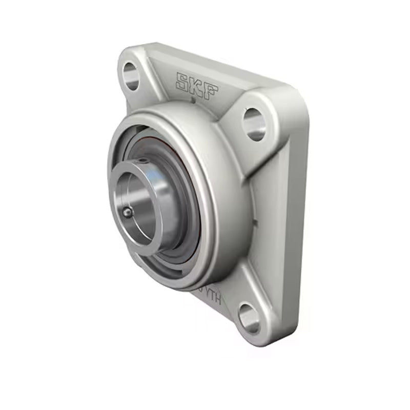 SUCFPL207-22 Imperial Four Bolt Square Thermo Plastic Flange Housing with 1-3/8 inch Bore Stainless Insert