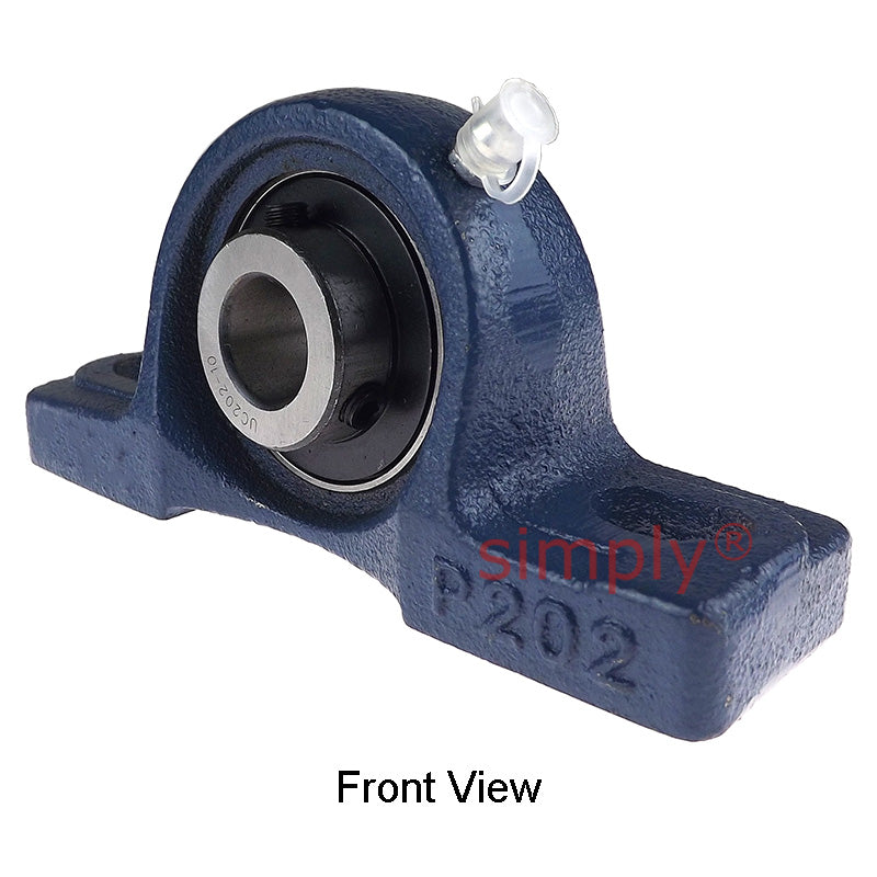 UCP202-10 Imperial Cast Iron Two Bolt Pillow / Plummer Block Housing with 5/8 inch Bore Insert 