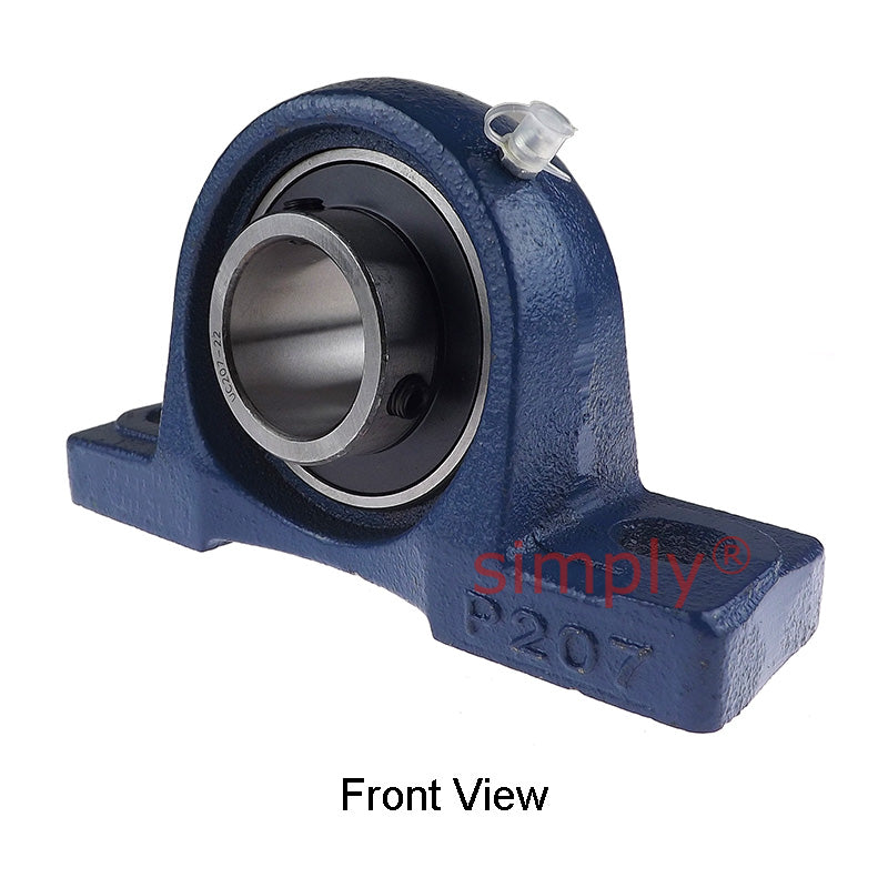 UCP207-22 Imperial Cast Iron Two Bolt Pillow / Plummer Block Housing with 1-3/8 inch Bore Insert 