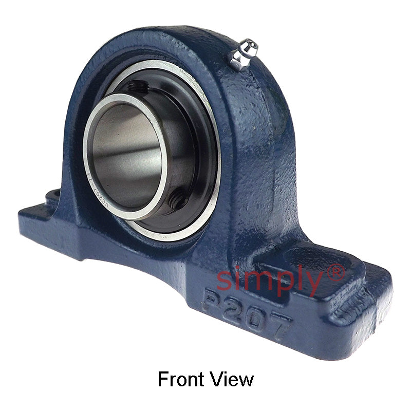 UCP207-23 Imperial Cast Iron Two Bolt Pillow / Plummer Block Housing with 1-7/16 inch Bore Insert 