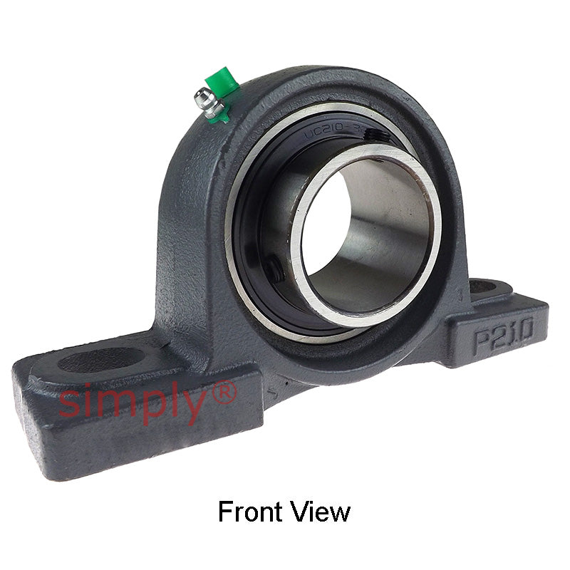 UCP210-32 Imperial Cast Iron Two Bolt Pillow / Plummer Block Housing with 2 inch Bore Insert 