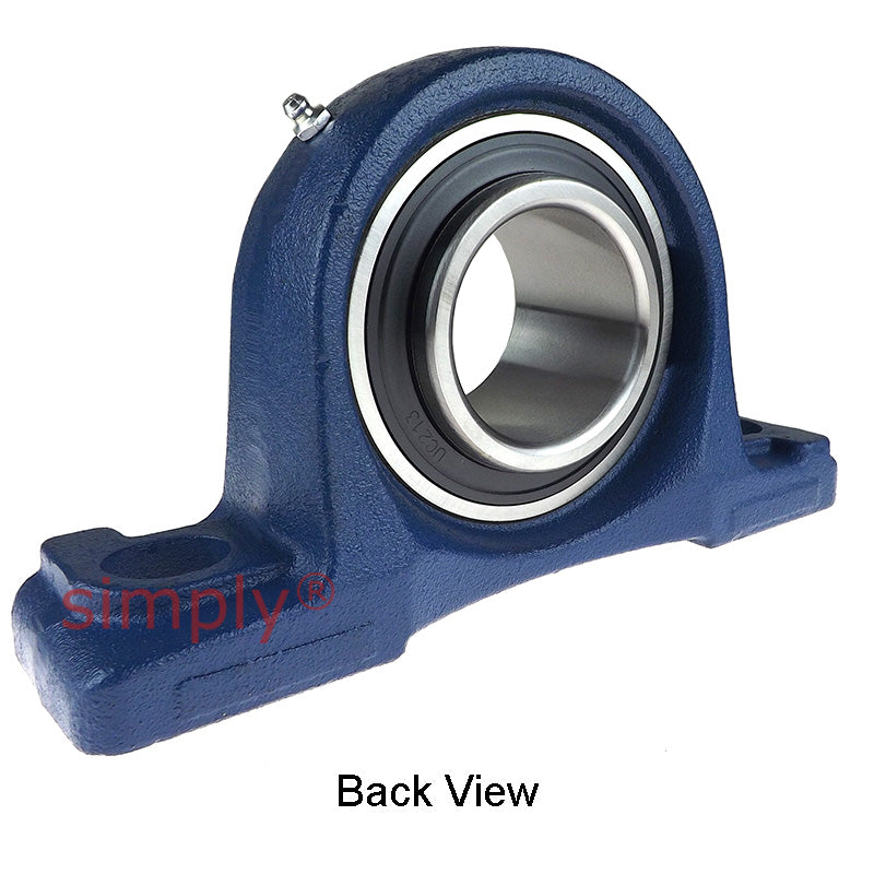 UCP213 Metric Cast Iron Two Bolt Pillow / Plummer Block Housing with 65mm Bore Insert 