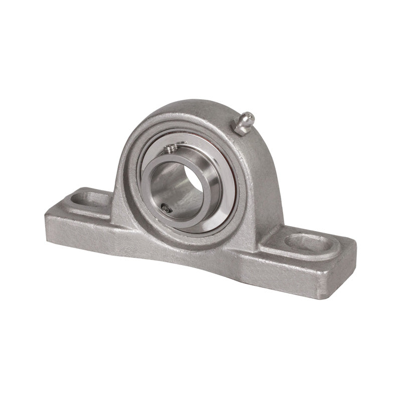 SSUCP207-23 Imperial Stainless Steel Two Bolt Pillow / Plummer Block Housing with 1-7/16 inch Bore Stainless Insert 