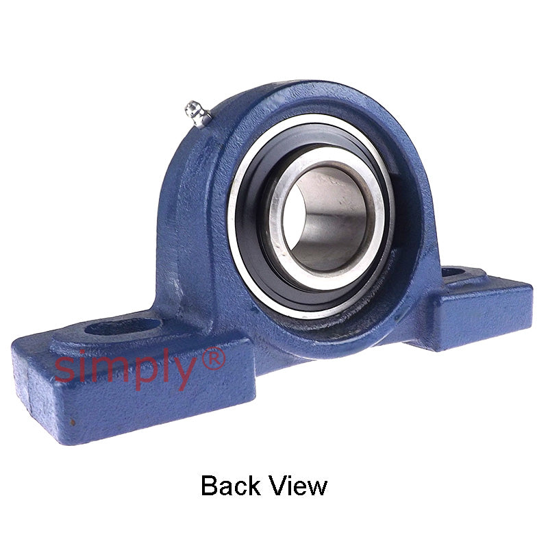 UCPX08 Metric Two Bolt Cast Iron Pillow / Plummer Block Housing with 40mm Bore Insert