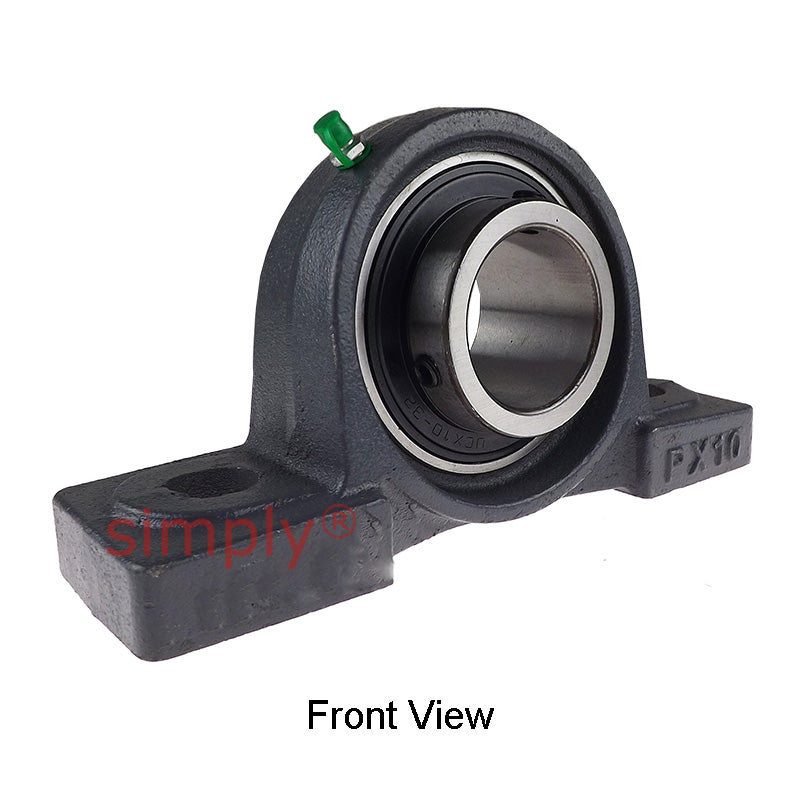 UCPX10-32 Imperial Two Bolt Cast Iron Pillow / Plummer Block Housing with 2 inch Bore Insert