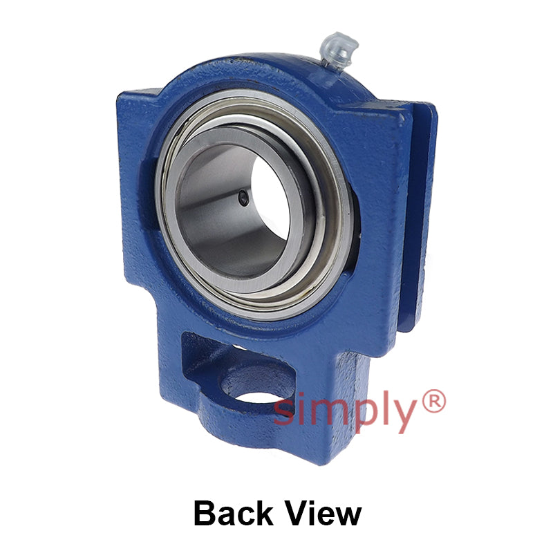 Challenge / FK UCT210 Metric Cast Iron Take Up Unit Housing with 50mm Bore Insert and Triple Lip Seal Ideal for Agricultural and Outdoor Use