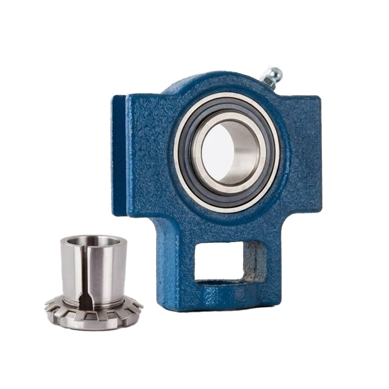 UKT315/H2315 Metric Cast Iron Take Up Unit Housing Insert and Adaptor Sleeve Fits 65mm Shaft