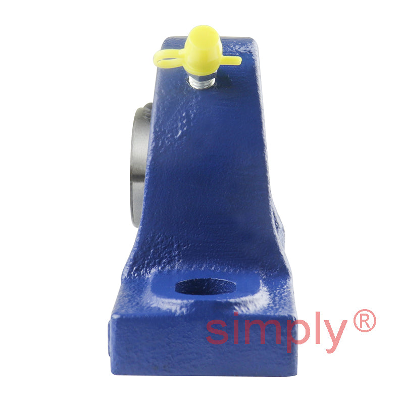 SNR USP204 Metric Cast Iron Two Bolt Pillow / Plummer Block Housing with 20mm Bore Insert