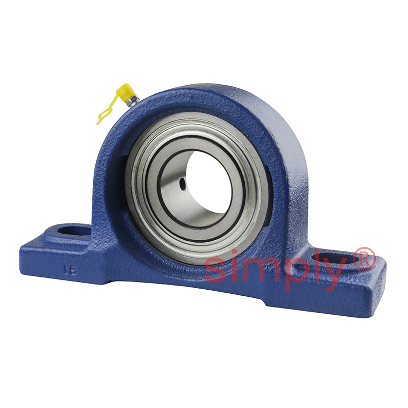 SNR USP208-24 Imperial Cast Iron Two Bolt Pillow / Plummer Block Housing with 1-1/2 inch Bore Insert