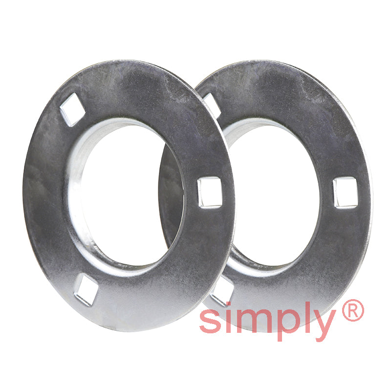 SNR USPF205 Round 3 Bolt Pressed Steel Bearing Housing with 25mm Insert