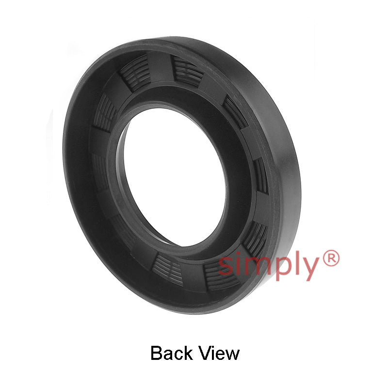 25x35x4mm Nitrile Rubber Single Lip Rotary Shaft Oil Seal Springless Design VC Style