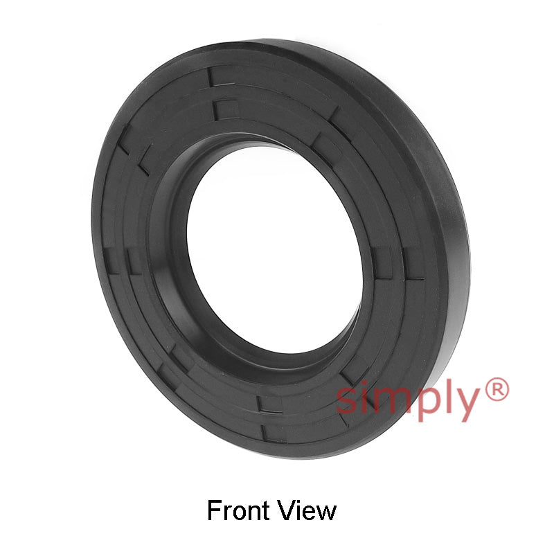 12x19x3mm Nitrile Rubber Single Lip Rotary Shaft Oil Seal Springless Design VC Style