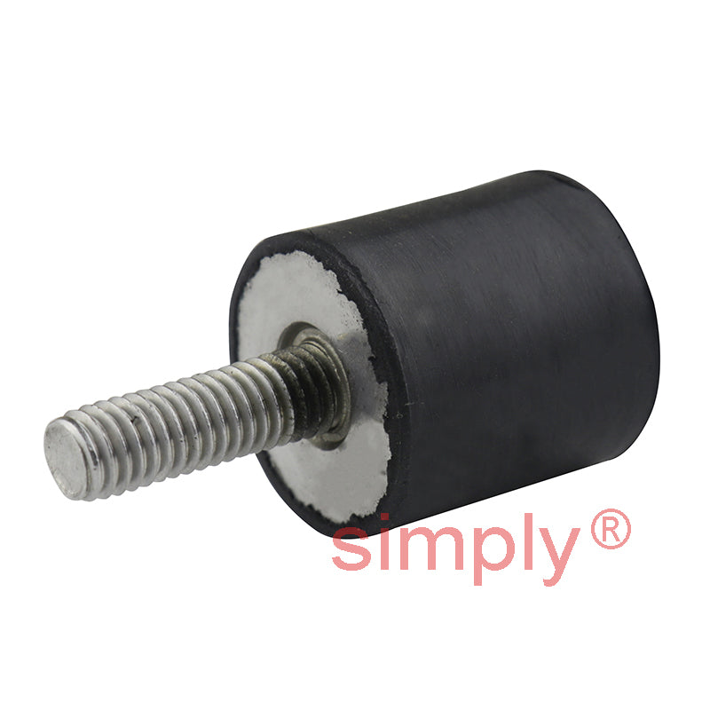 High-Performance 304 Stainless Steel Male/Female Anti-Vibration Bobbin 30x20mm M8 Threads