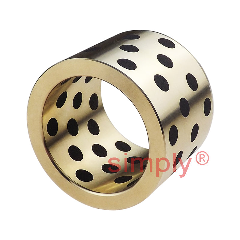 WMO506550 Plain Oilless Bronze Bush 50x65x50mm