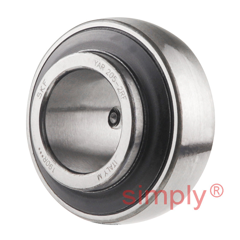 SKF YAR205-2RF Grub Screw Type Bearing Insert with 25mm Bore 52mm Outside Diameter