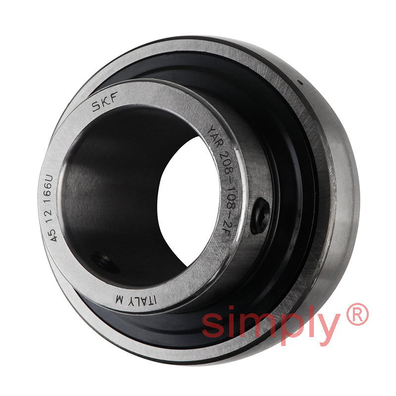 SKF YAR208-108-2F Grub Screw Bearing Insert 1-1/2 inch 80mm Outside Diameter