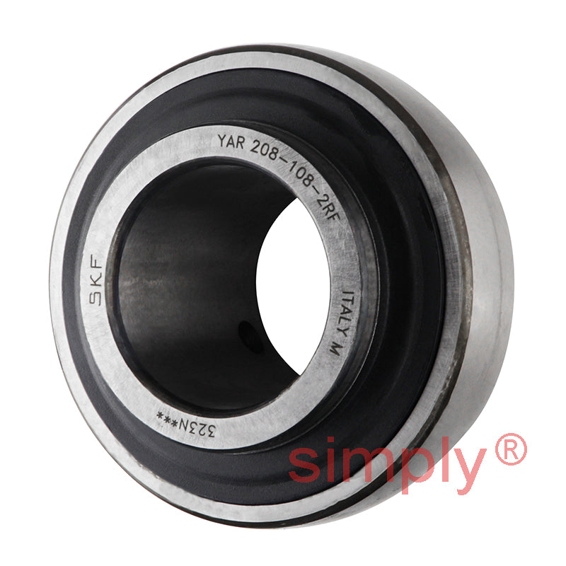 SKF YAR208-108-2RF Grub Screw Bearing Insert 1-1/2 inch 80mm Outside Diameter