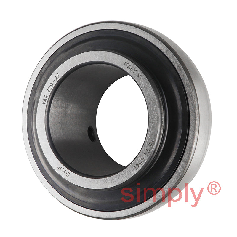 SKF YAR209-2F Grub Screw Type Bearing Insert with 45mm Bore 85mm Outside Diameter