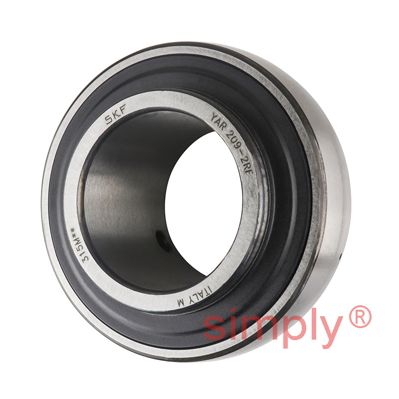 SKF YAR209-2RF Grub Screw Type Bearing Insert with 45mm Bore 85mm Outside Diameter