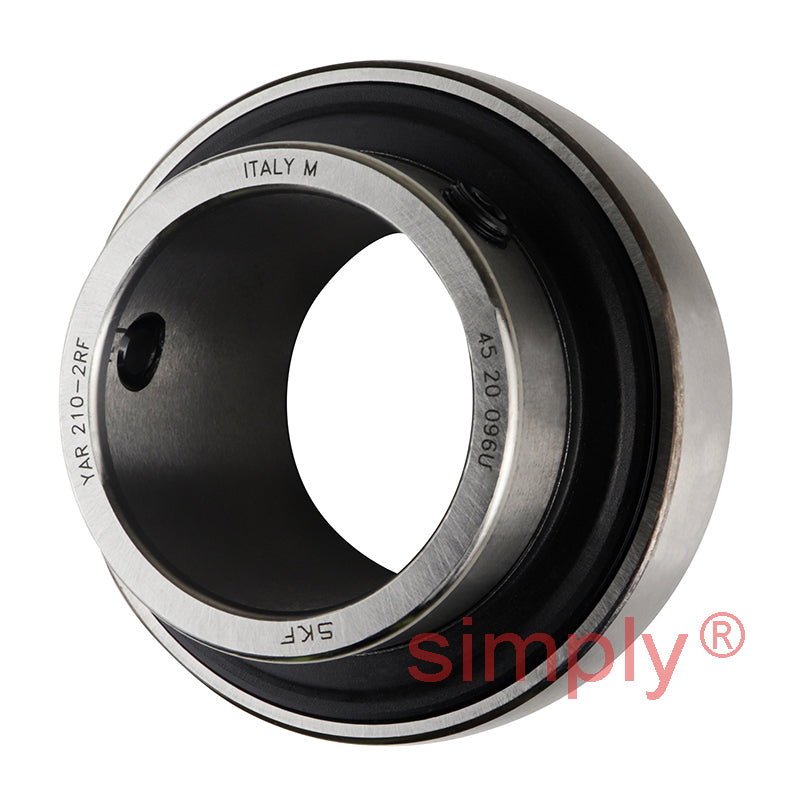 SKF YAR210-2RF Grub Screw Type Bearing Insert with 50mm Bore 90mm Outside Diameter