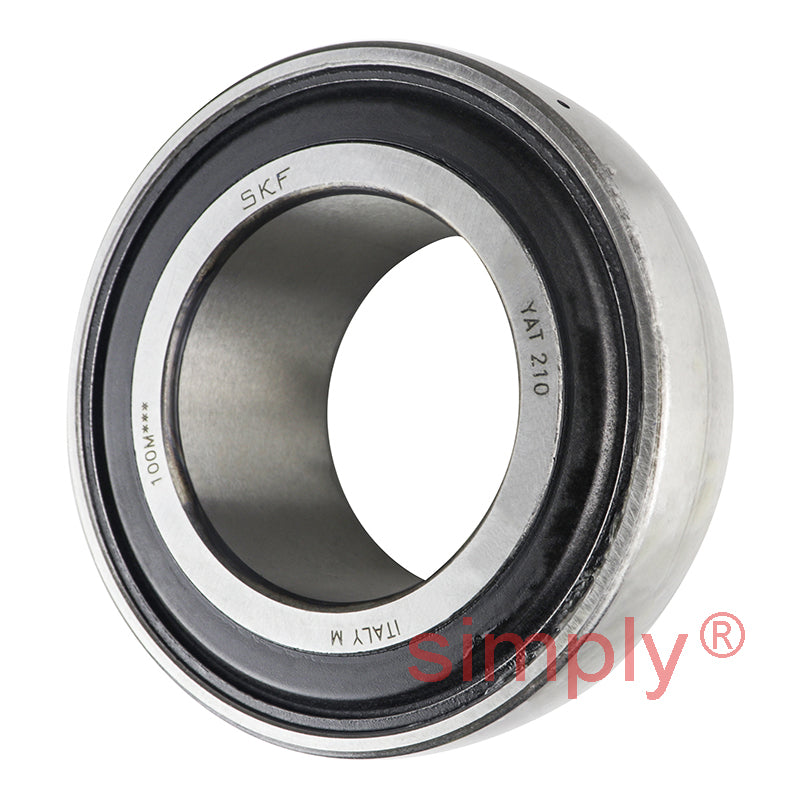 SKF YAT210 Grub Screw Type Bearing Insert with 50mm Bore 90mm Outside Diameter