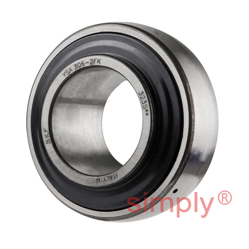 SKF YSA206-2FK Tapered Bore Bearing Insert 25 mm Bore (without Adaptor Sleeve) 62mm Outside Diameter
